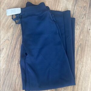 NWT SPANX Air Essentials wide leg pants in navy